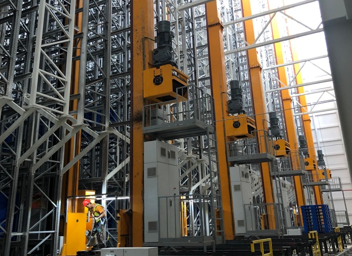 cần trục xếp dỡ asrs
