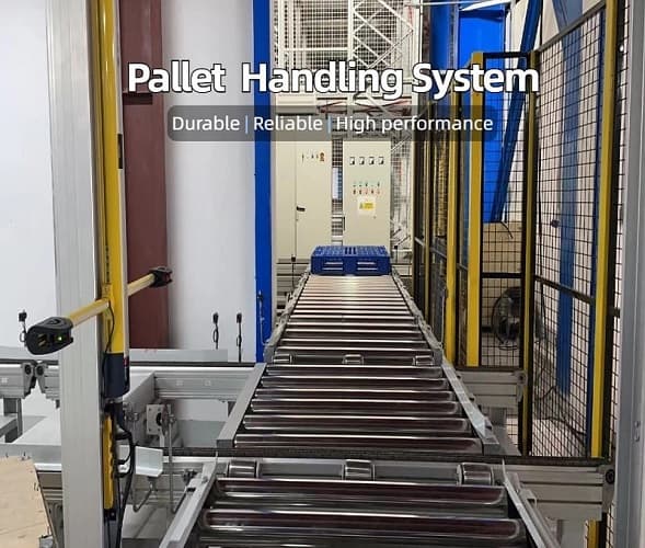 Bàn xoay băng tải pallet Bàn xoay băng tải pallet