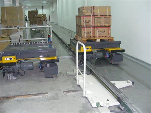Xe tự hành dẫn hướng trên ray xử lý theo vòng lặp