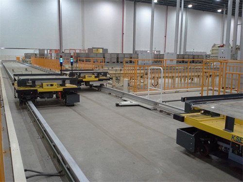 Hệ thống ray đơn chở pallet
