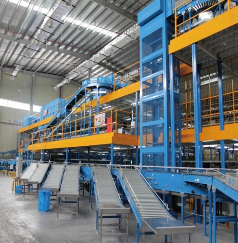 Thang nâng đứng liên tục