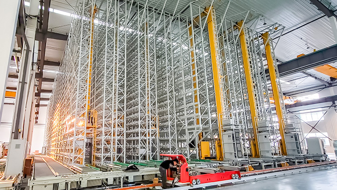 Hệ thống kho tự động cần cẩu Stacker ASRS tải trọng nhẹ Hệ thống kho tự động cần cẩu Stacker ASRS tải trọng nhẹ