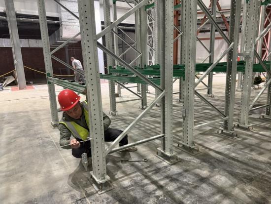 Spacer Saver High Bay Assembled Racking